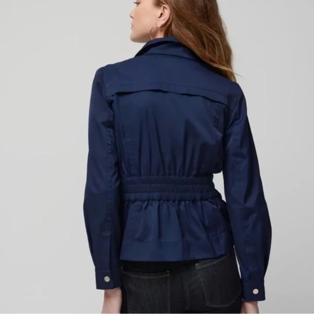 White House Black Market Navy Utility Jacket - Picture 2 of 8